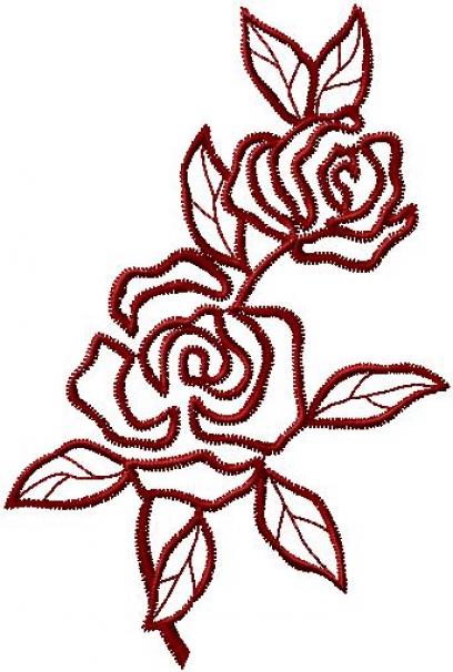 Růže na ubrus